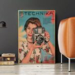 vintage camera poster