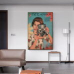 vintage camera poster