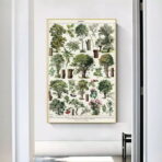vintage tree poster