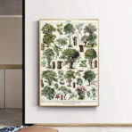 vintage tree poster