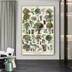 vintage tree poster