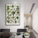 vintage tree poster