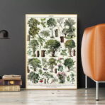 vintage tree poster