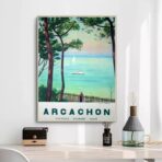 poster arcachon vintage