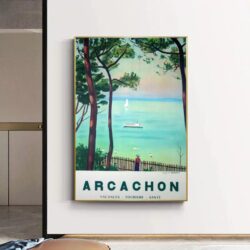 poster arcachon vintage