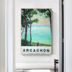 poster arcachon vintage