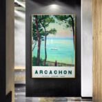 poster arcachon vintage