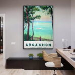 poster arcachon vintage