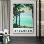 poster arcachon vintage