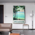 poster arcachon vintage
