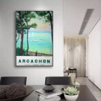 poster arcachon vintage