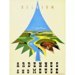 vintage ardennes poster