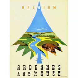 vintage ardennes poster