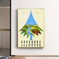 vintage ardennes poster
