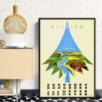 vintage ardennes poster