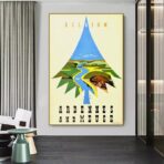 vintage ardennes poster