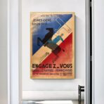 vintage french army poster