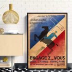 vintage french army poster