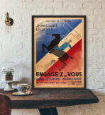 vintage french army poster
