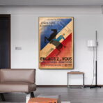 vintage french army poster
