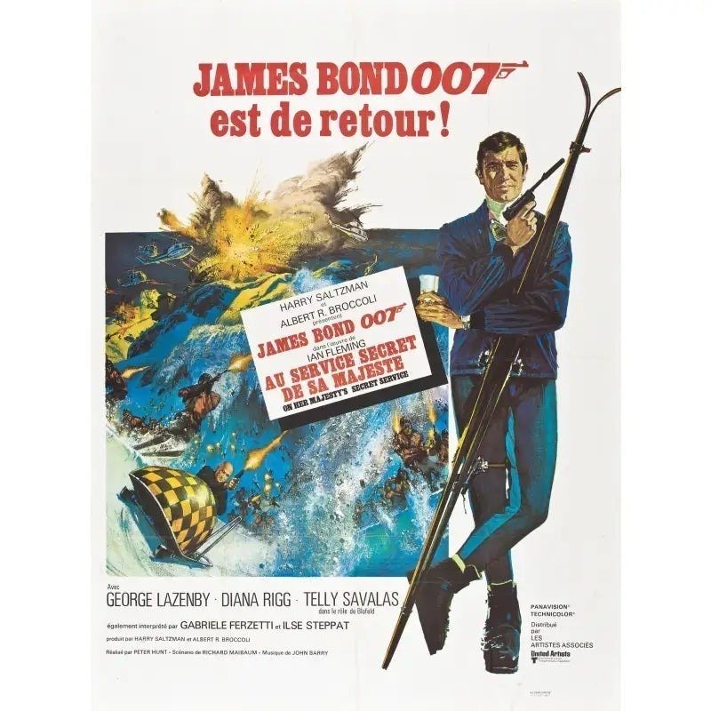 poster on her majesty secret service poster on her majesty secret service