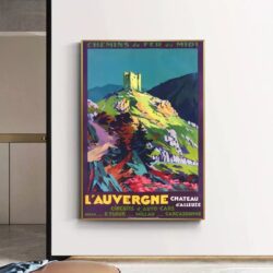 vintage auvergne poster 1