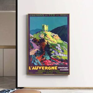 vintage auvergne poster 1