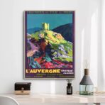 vintage auvergne poster 1