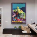 vintage auvergne poster 1