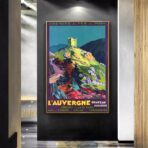 vintage auvergne poster 1