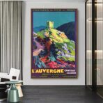 vintage auvergne poster 1