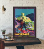 vintage auvergne poster 1
