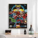 vintage avengers poster