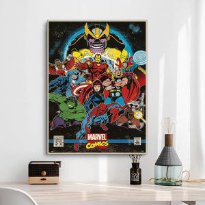 vintage avengers poster