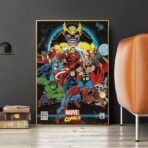 vintage avengers poster