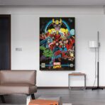 vintage avengers poster