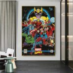 vintage avengers poster