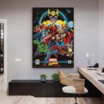 vintage avengers poster