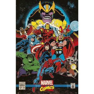 vintage avengers poster