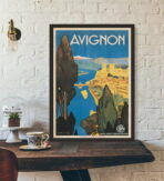 poster avignon vintage