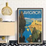 poster avignon vintage