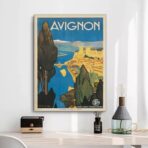 poster avignon vintage