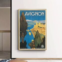 poster avignon vintage