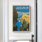 poster avignon vintage