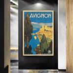 poster avignon vintage