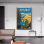 poster avignon vintage