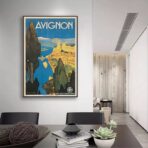 poster avignon vintage
