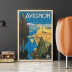 poster avignon vintage