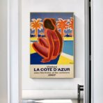 azur vintage poster
