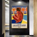 azur vintage poster